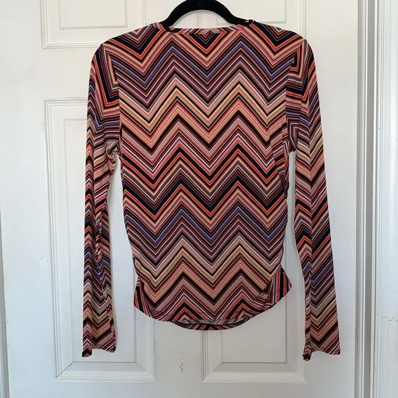 Ideology Zig Zang Sequined Long Sleeve Top - Picture 2 of 4